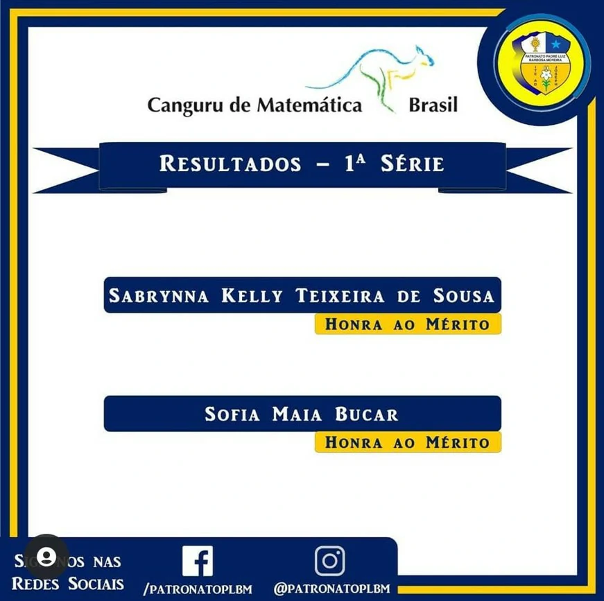 Olimpiada Canguru de Matematica Brasil 2021 1 serie