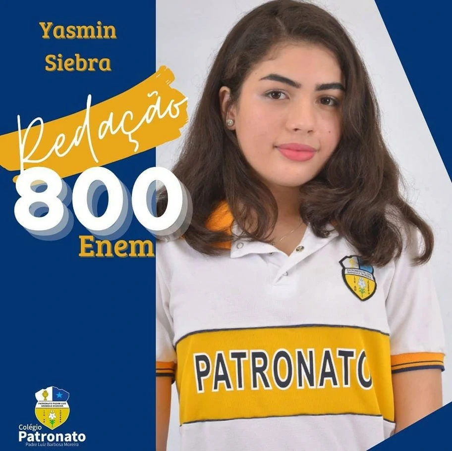 Redacao Enem 2020 Colegio Patronato Yasmin Siebra