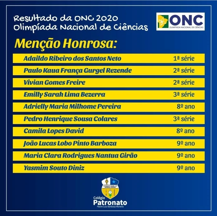 Resultados ONC 2020