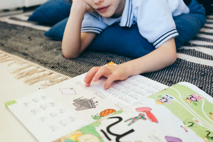 cortar livro de leitura de meninos no chao 23 2147737651